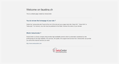 Desktop Screenshot of faustina.ch